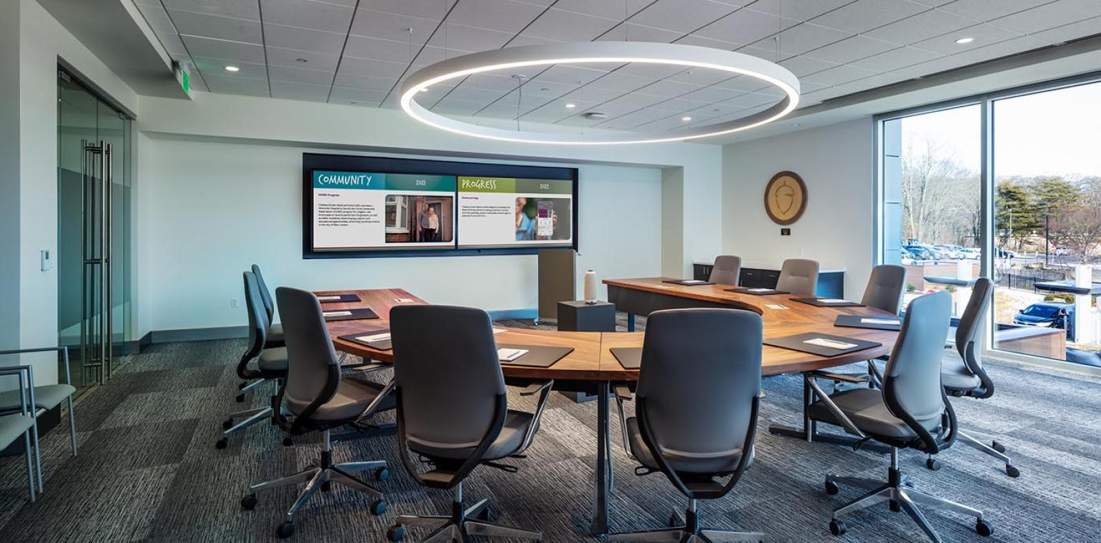 Chelsea Groton board room