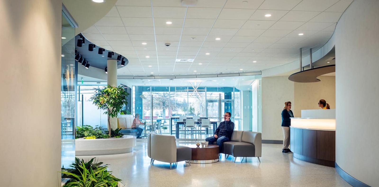 Chelsea Groton business lobby